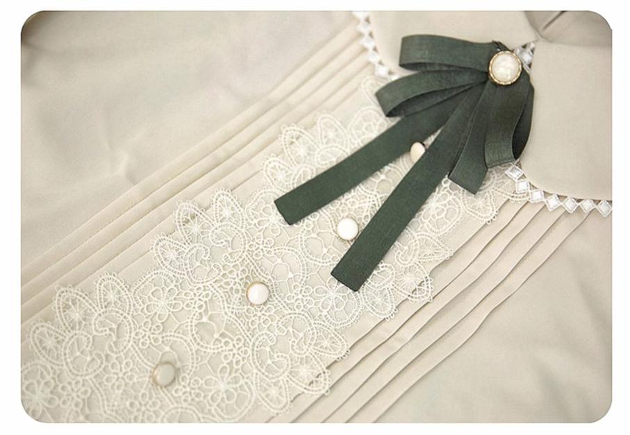 EESSILY - Countess's Autumn Travel - Vintage Lolita Shirt and Skirt 44247:800636