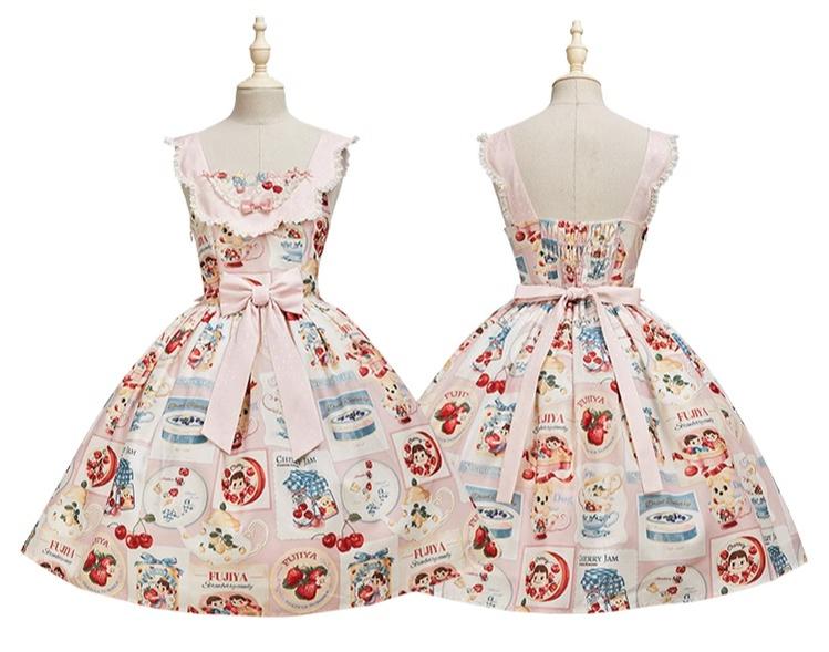 Summer Fairy~IP Collab Kawaii Lolita JSK Shirt Candy Box Hat   