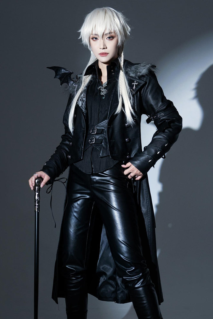 Lilith House~WYRM Breath~Ouji Lolita Coat Handsome Slim Windbreaker   