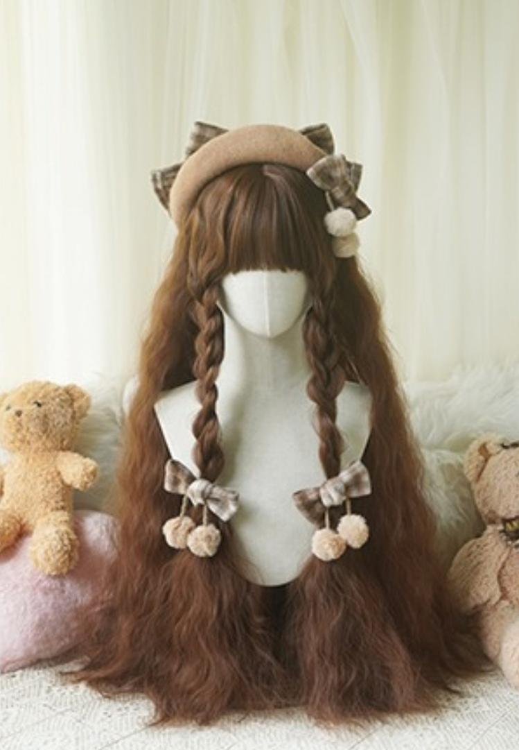 Imperial Tea~Sweet Lolita Wig 80cm Woolly Curls Wig   