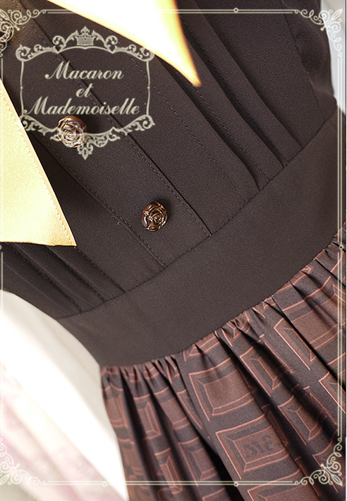 Chess Story~Le chocolat~Elegant Lolita OP Dress Plaid Print Multicolor   