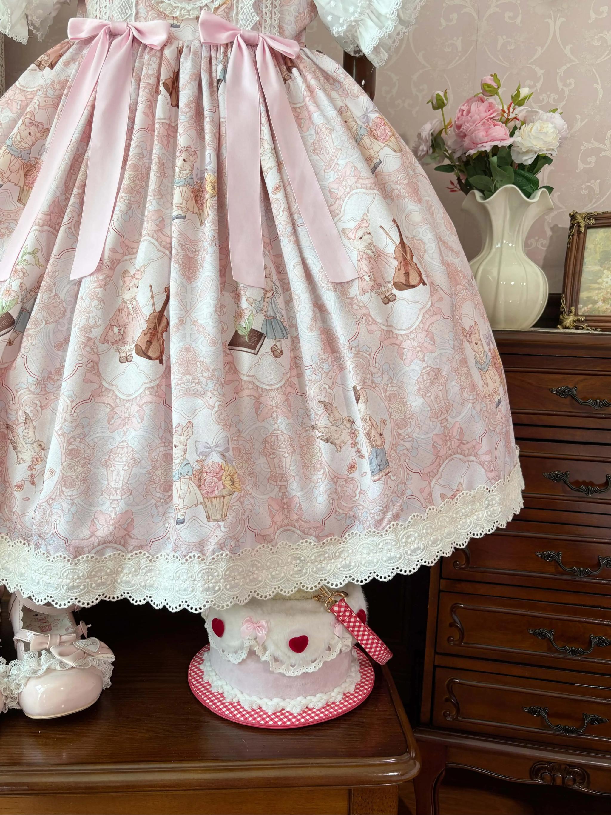 Suiyi - Candy Party - Printed Sweet Lolita JSK, Peter Pan Collar Shirt 44281:802209