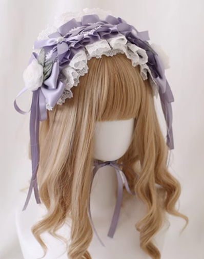 Xiaogui - Elegant Lolita Headdress Bow KC Cuffs Hairpins