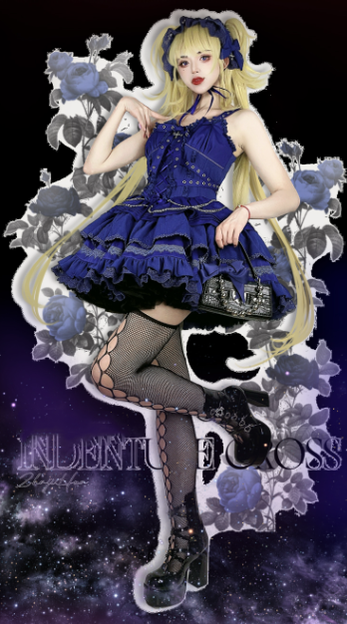 OCELOT~Contract Cross~Gothic and Elegant Lolita Short Dress   