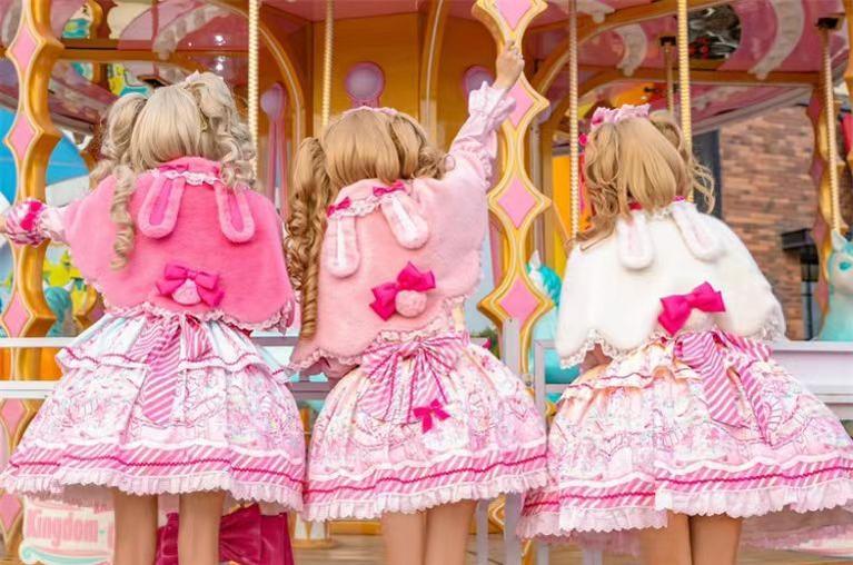 Letters from Unknown Star~Kawaii Lolita Cape Winter Lolita Shawl Daily 32796:400742
