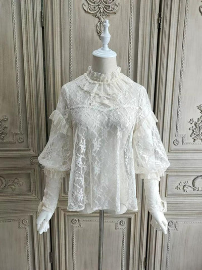 42Lolita Clearance Items Collection #9-Lolita blouse from brand Alice Girl, size L  