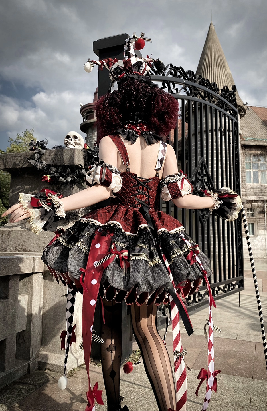MieYe - Queen - Circus Inspired Lolita JSK Dress, Built-in Fishbone 44300:803420