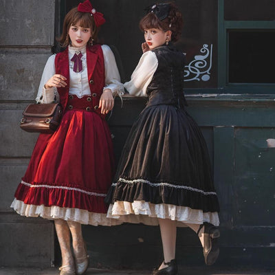 Miss Point~Rose Doll~Elegant Lolita Mutton Sleeve Blouse   
