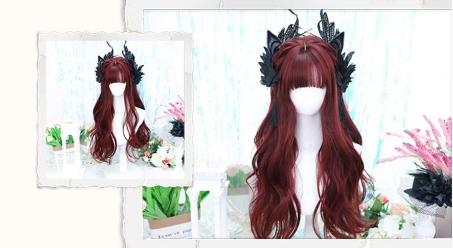 Dalao Home~Growth~Gothic Lolita Long and Curly Wig