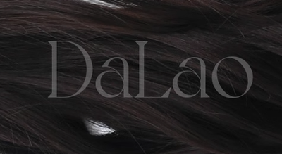 Dalao Home~Daily Long Curly Wavy Black Tea Lolita Wig   