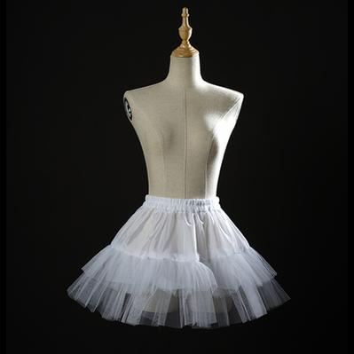 42Lolita Clearance Items Collection #3-White cosplay petticoat, free size  