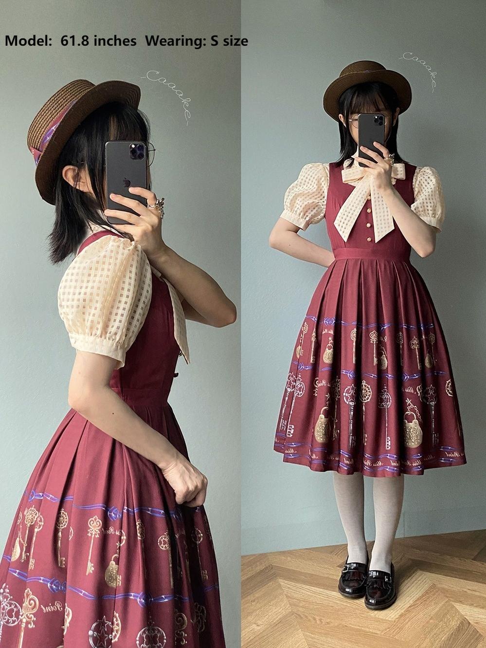 Miss Point~Antique Key~ Elegant Lolita JSK Retro Lolita Dress   