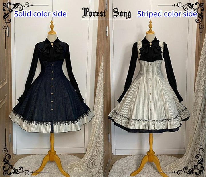 Forest Song~Artemis~ Classic Lolita JSK Double Sided Lolita Dress   