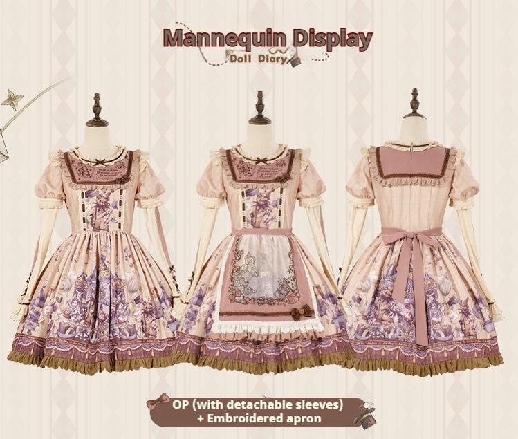 Spireme Cat~Doll Diary~Kawaii Lolita Dress Suit Doll-like Dress