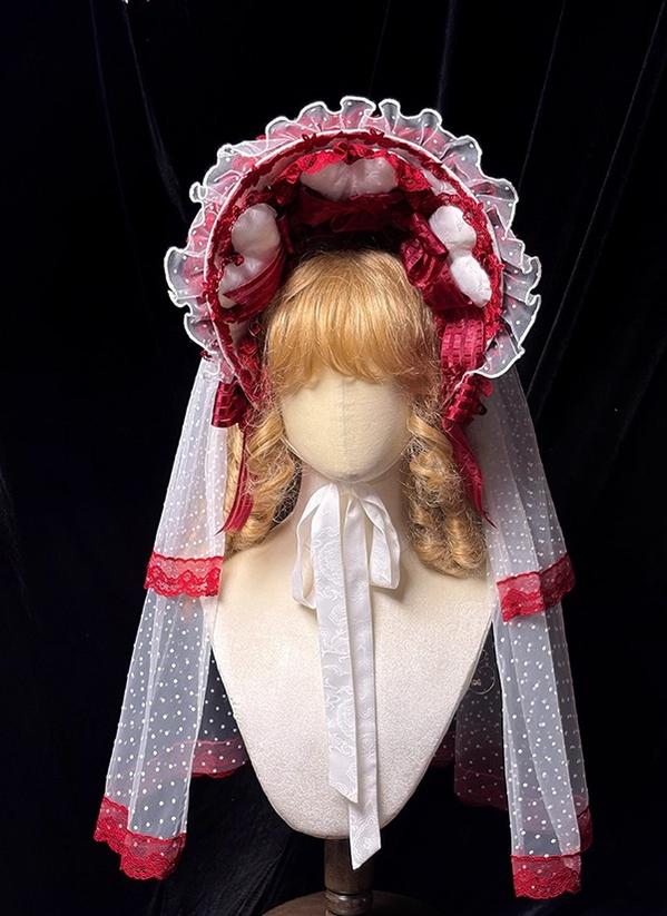 Shuang Sheng Xiao Xiong - Heart of Love - Lace Sweet Lolita Accessory Set 44308:803714