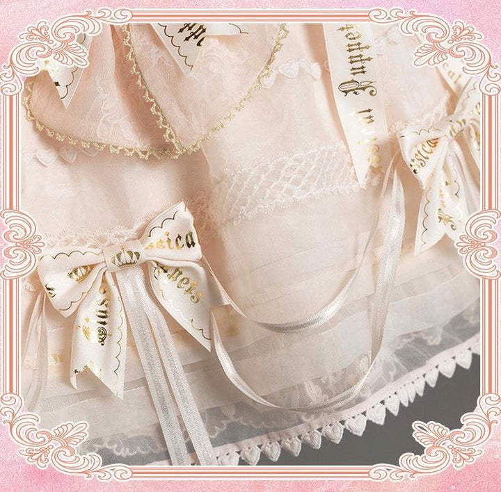 Puppets and Doll - Dream Bow - Bow Decoration Voile Gorgeous Lolita JSK 43464:777053