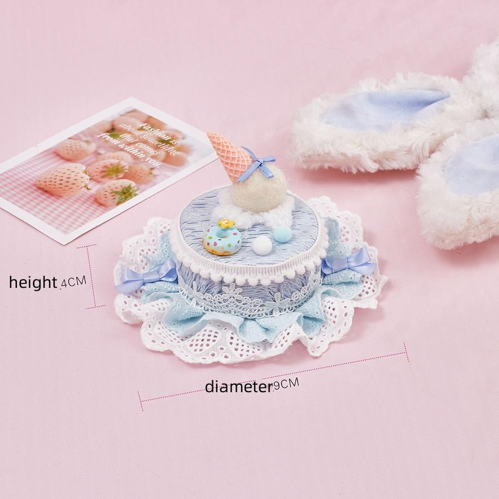 Tang Tang Craft - Sweet Lolita Cake Hat Hair Accessory Chocolate Clip
