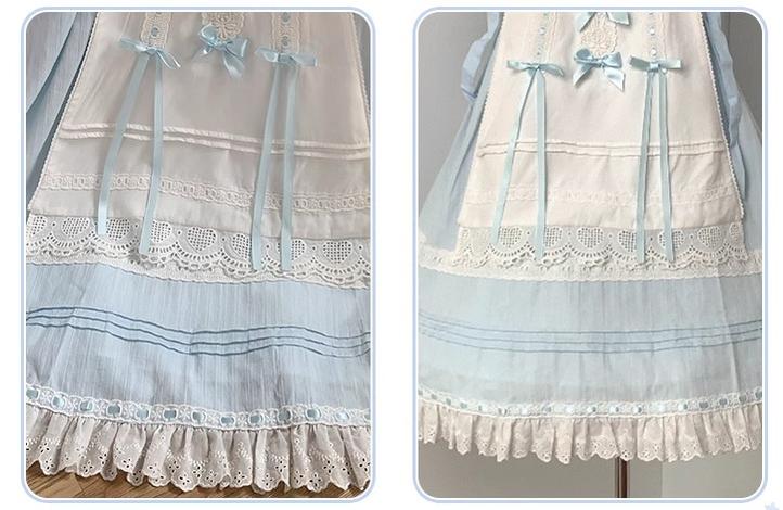 Spireme Cat~Roaming Adventure~Sweet Lolita OP Dress Cute BNT Cuffs   