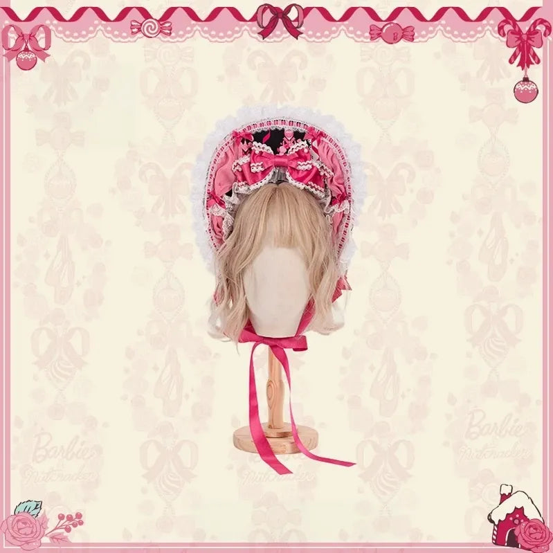 Nutcracker - IP Collaboration Sweet Lolita JSK & OP, Princess & Rose Print (L M S XL XS) 45890:866743