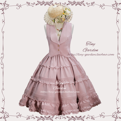 Tiny Garden~Old Love Songs~Lolita Elegant Vintage SK and Waistcoat   