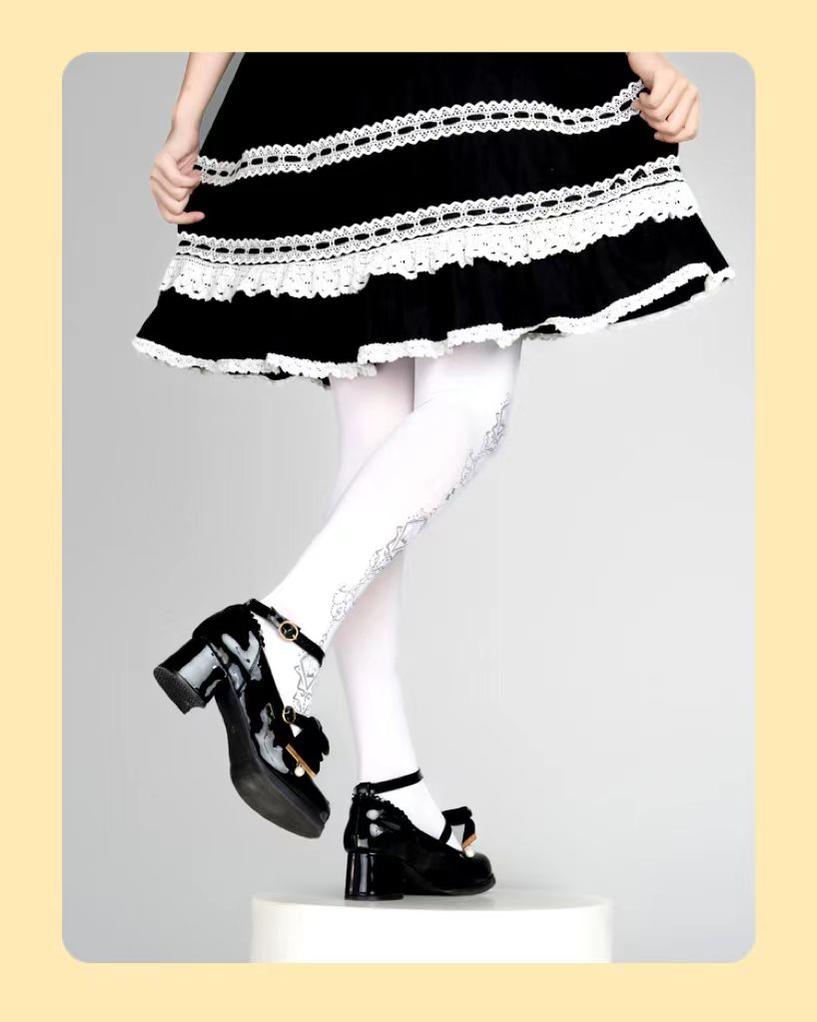 Wulala Mew - Kawaii Lolita Pantyhose Velvet Daily Pantyhose