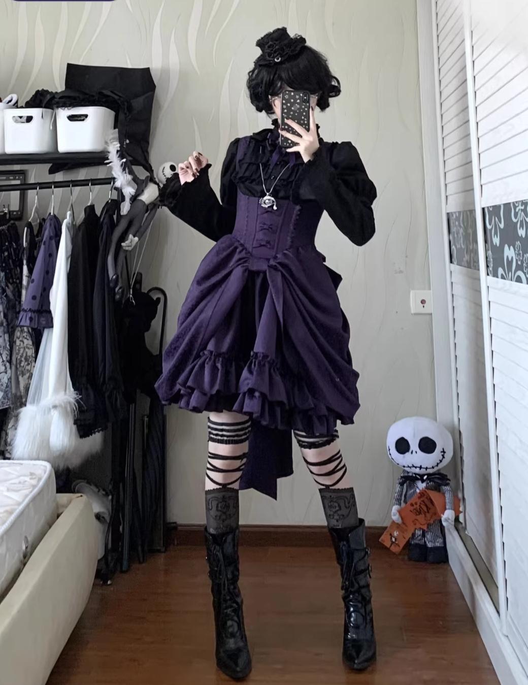 Perfume Bottle - Gothic Lolita Corset JSK Dress, Bust-Supporting 45080:834207