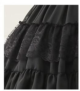 Manyiluo - Elegant Lolita A-type Adjustable Fishbone Pannier