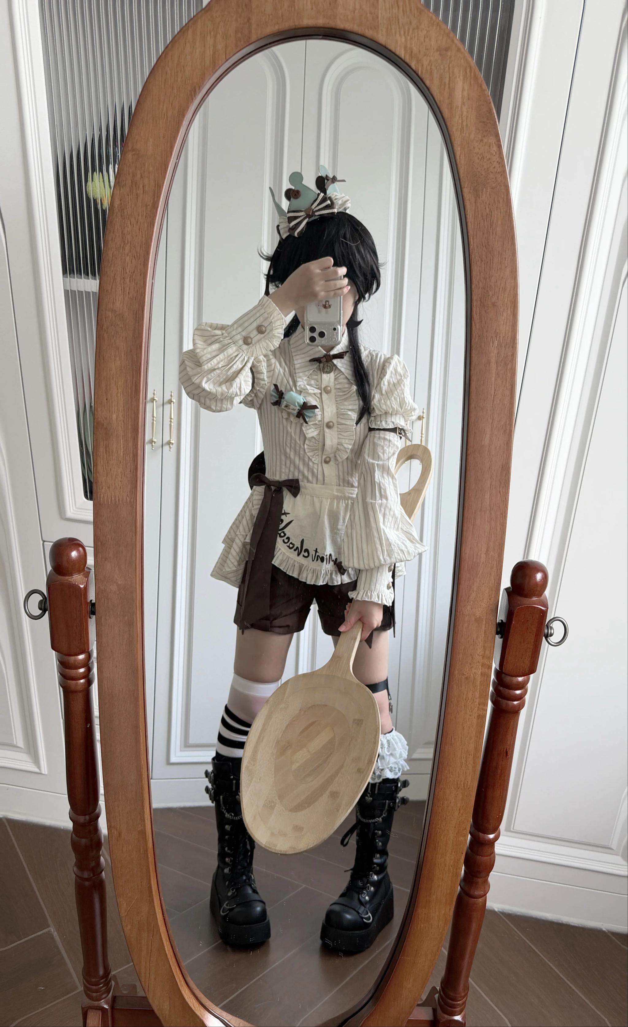 Dream Volley - Mint Chocolate Ouji Lolita Shorts or Skirt Set 45783:862344