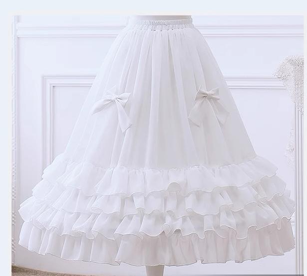 Manyiluo - Elegant Lolita A-type Carmen Adjustable Fishbone Petticoat