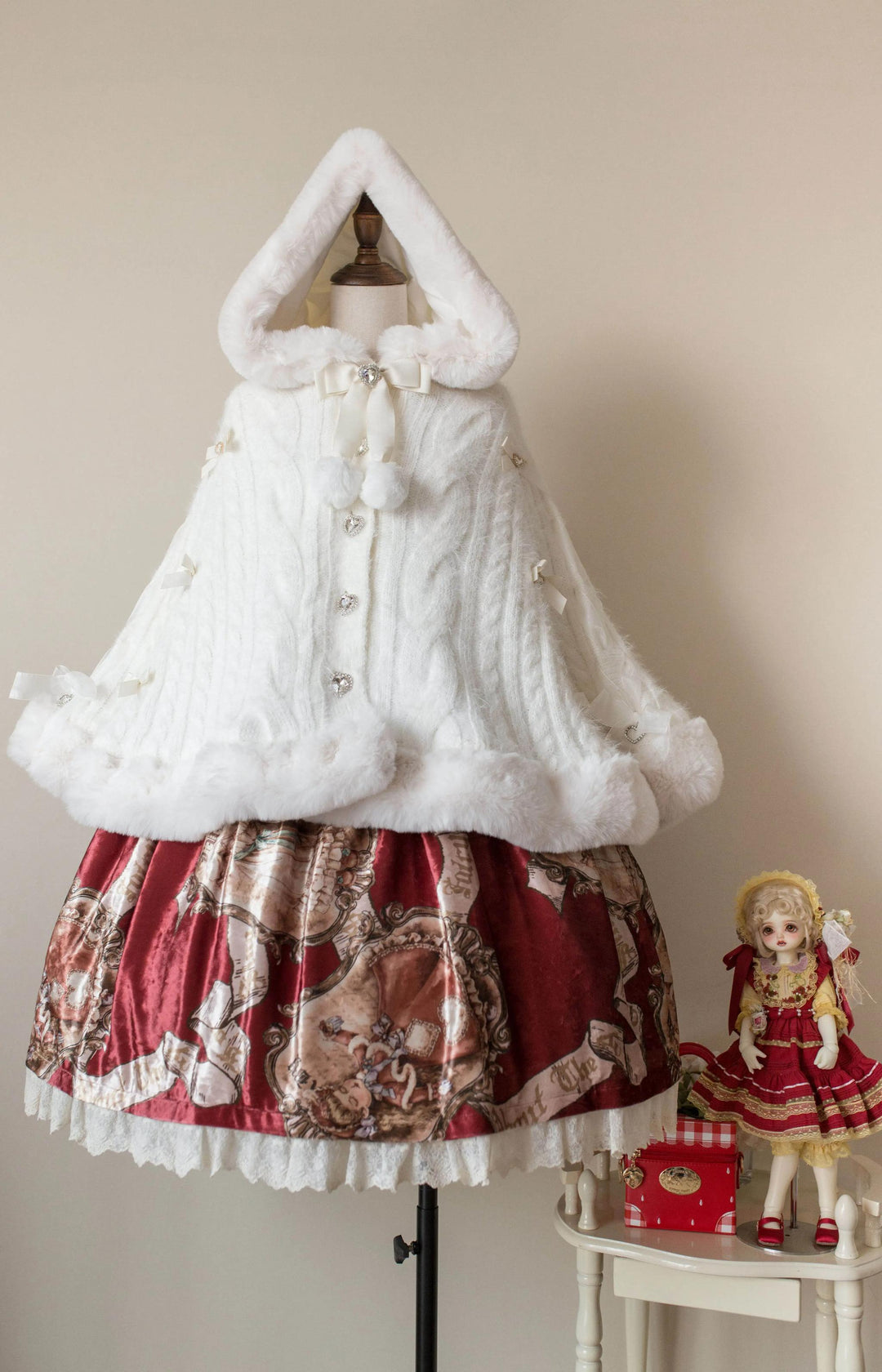 MIST~Sweet Bliss~Sweet Lolita Cape Winter Lolita Sweater Coat