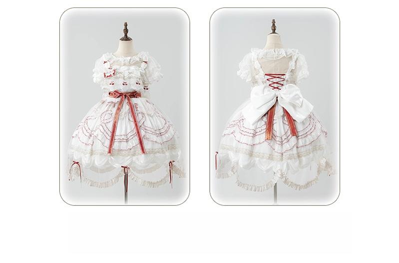Cherry Cake - Tiered Sweet Lolita OP, Wedding Dress 44359:805903