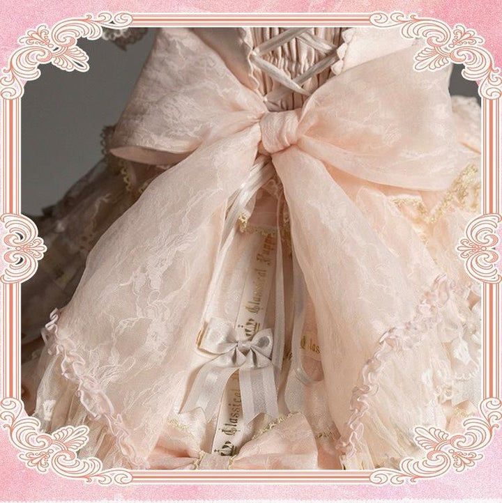 Puppets and Doll - Dream Bow - Bow Decoration Voile Gorgeous Lolita JSK 43464:777045