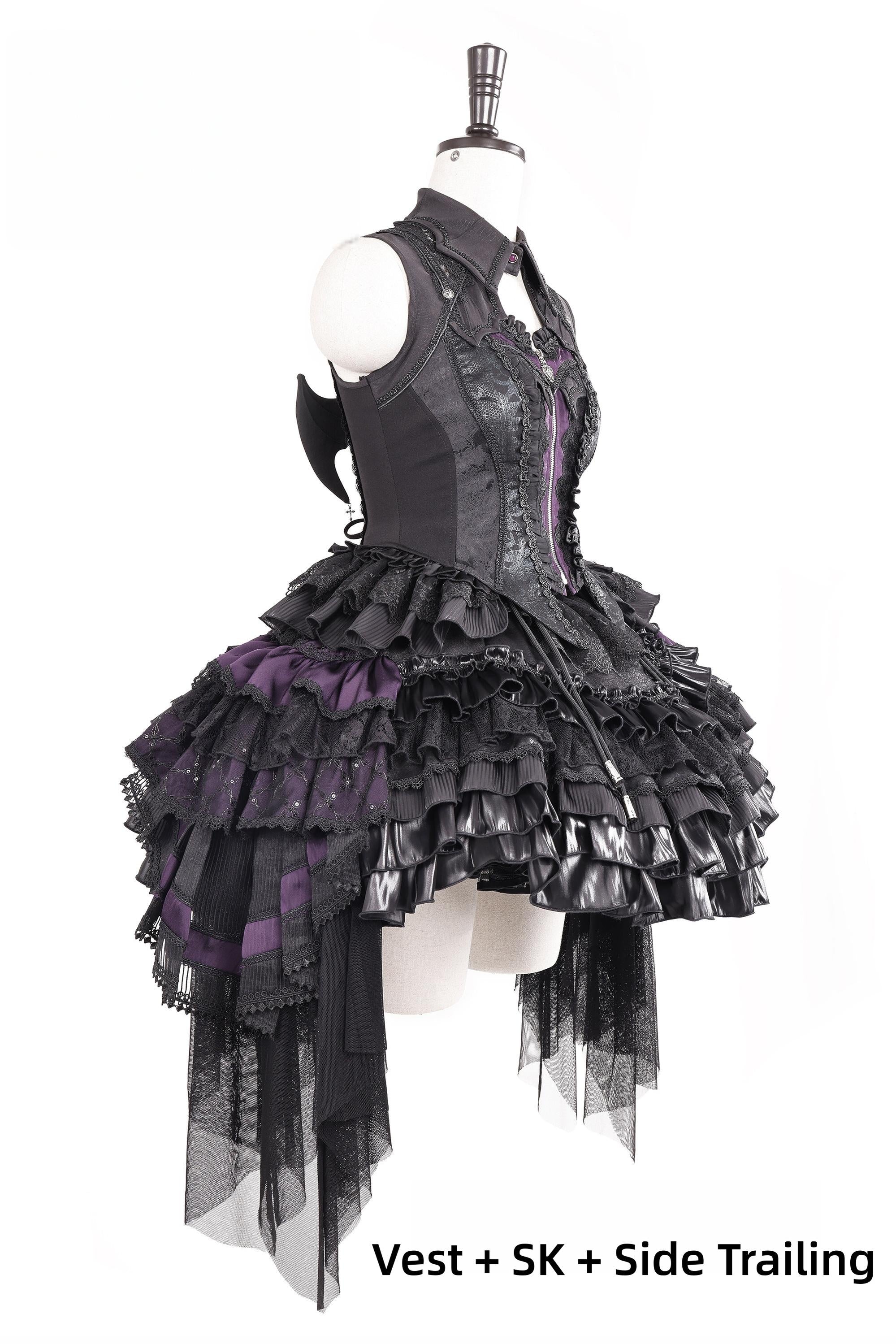 Holic - Gothic Lolita Adjustable Length Trailing, Wide Brim BNT 44886:824868