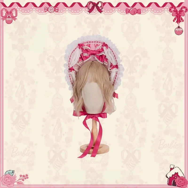 Nutcracker - IP Collaboration Sweet Lolita JSK & OP, Princess & Rose Print (L M S XL XS) 45890:866741
