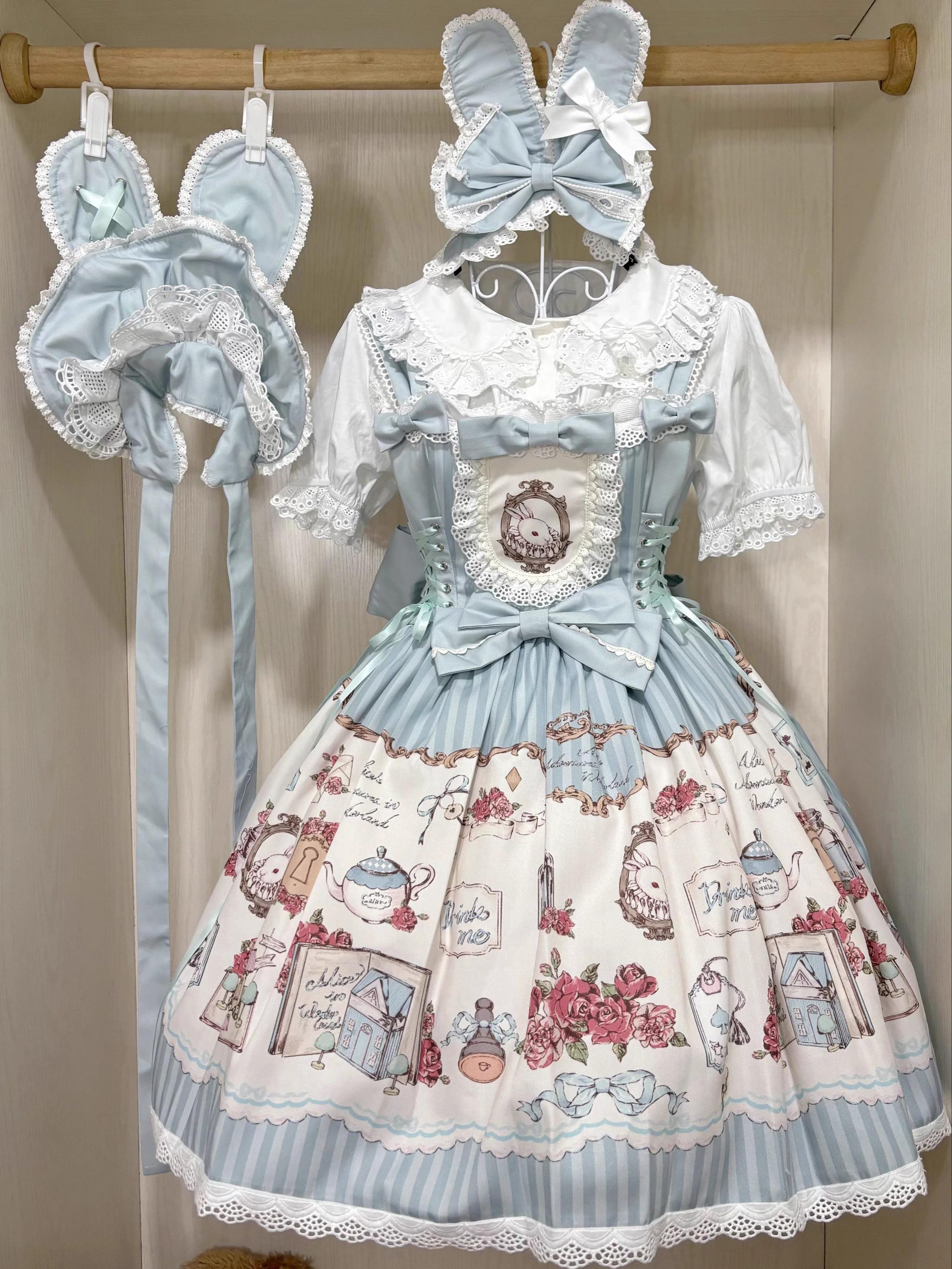 MeowMeow - Rabbit Box - Cotton Peter-pan Collar Lolita Blouse
