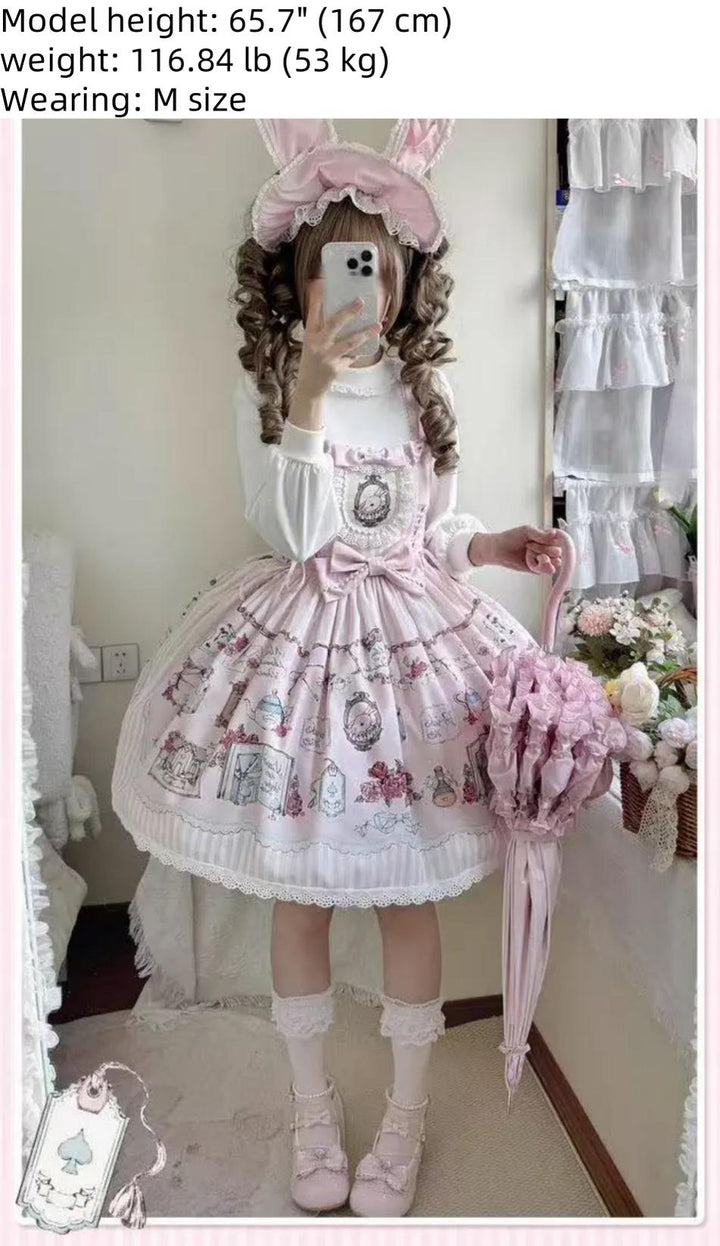 MeowMeow - Rabbit Collection Box - Bunny Print Kawaii Lolita JSK Dress