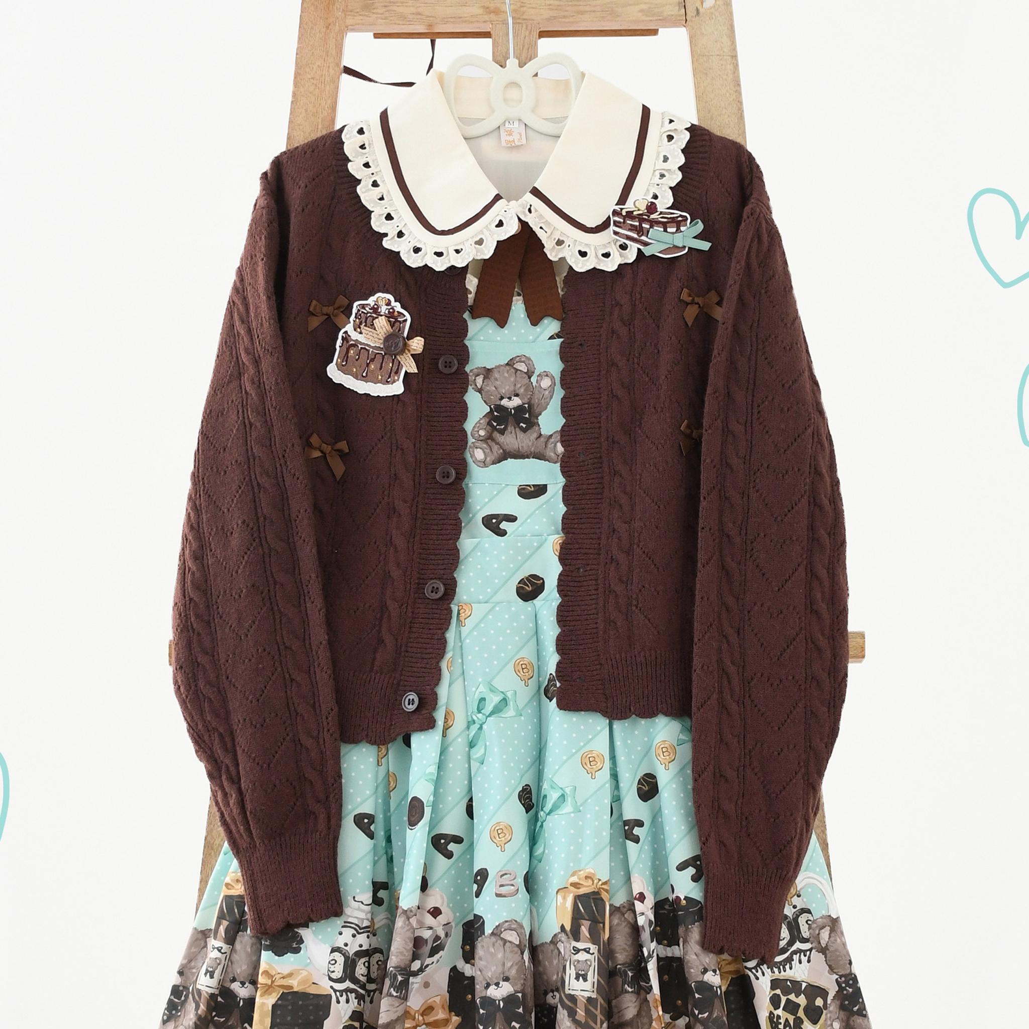 (BuyForMe) MIST~Hollow Out Long Sleeve Lolita Cardigan Multicolors (2XL L M S XL) 564:630152