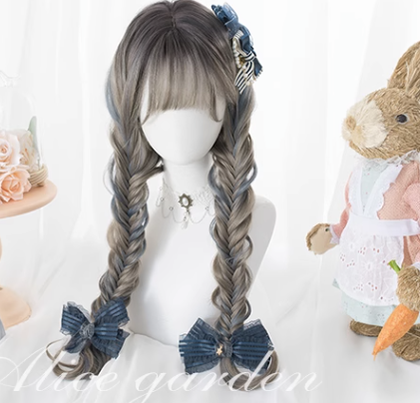 Alicegarden - Diana - Sweet Lolita Long Curly Gray Gradient Wig
