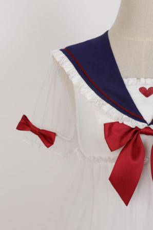 Your Princess ~Summer Sailor Collar Kawaii Lolita Swimsuit OP   