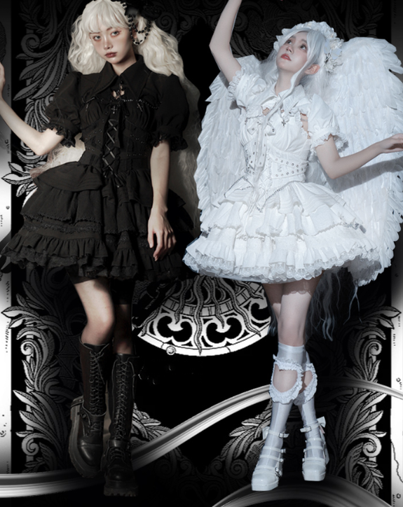 OCELOT~Contract Cross~Gothic Lolita Elegant JSK Multicolors   