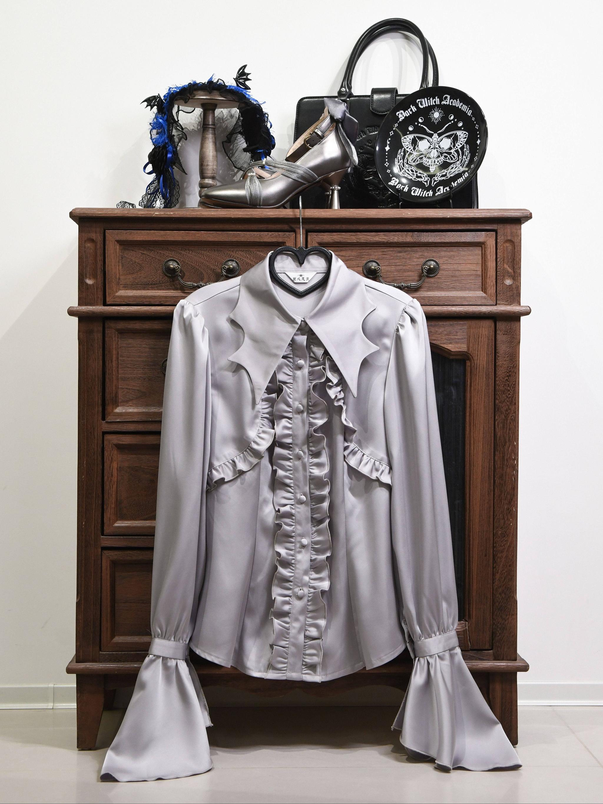Vampire Knight - Gothic Lolita Shirt, Batwing Collar (L M S XL) 44450:809043