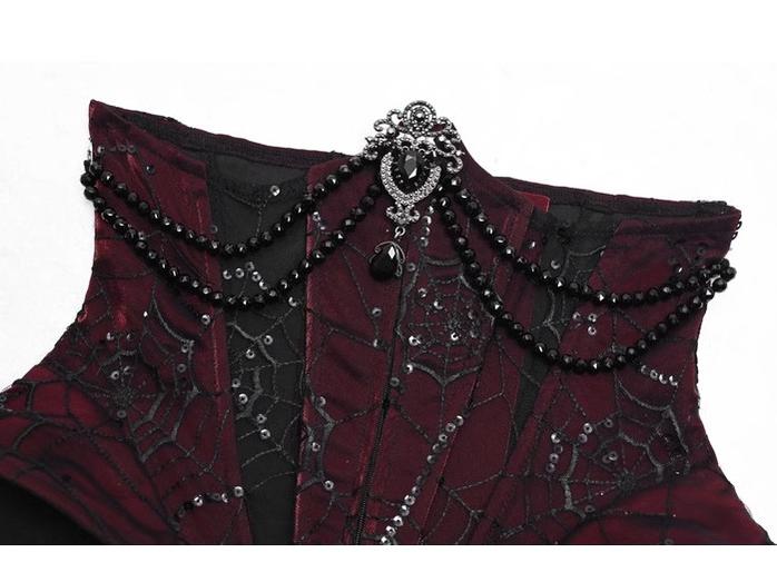 Blood Supply - Duchess - Velvet Gothic Lolita Dress, Corset & Skirt 34620:464138