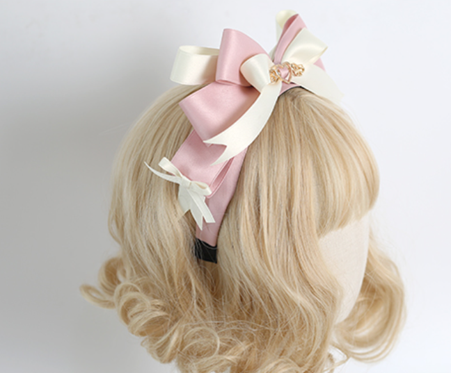 Xiaogui~Macarons Bear~Kawaii Lolita Bow Headbands and Hair Clips   