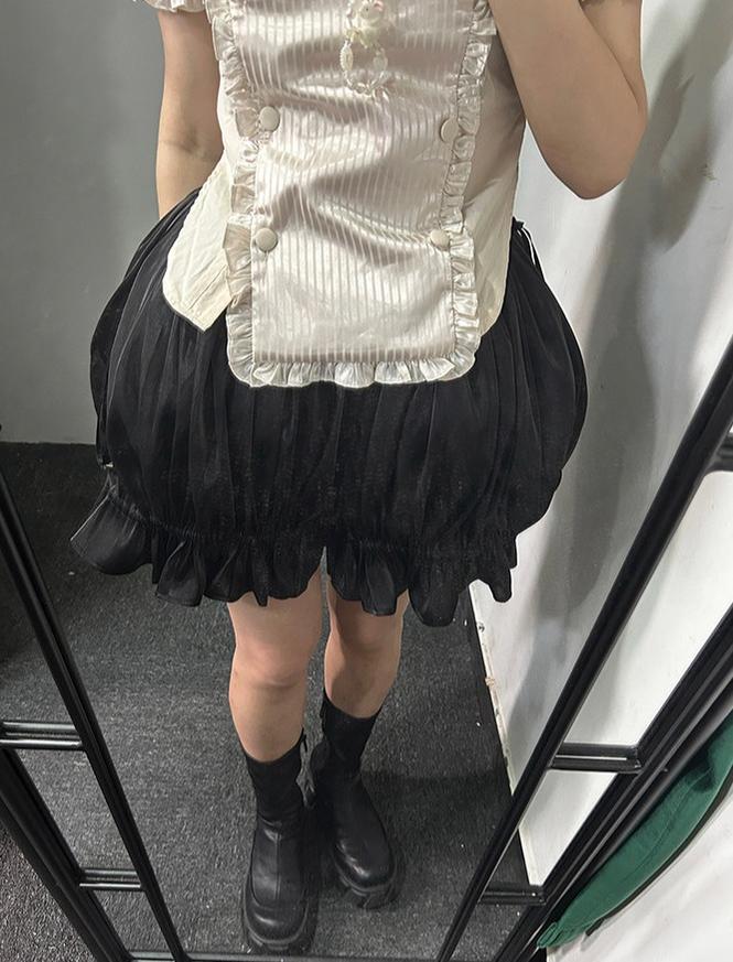 Adjustable Dual-use Lolita Bloomers and Petticoat