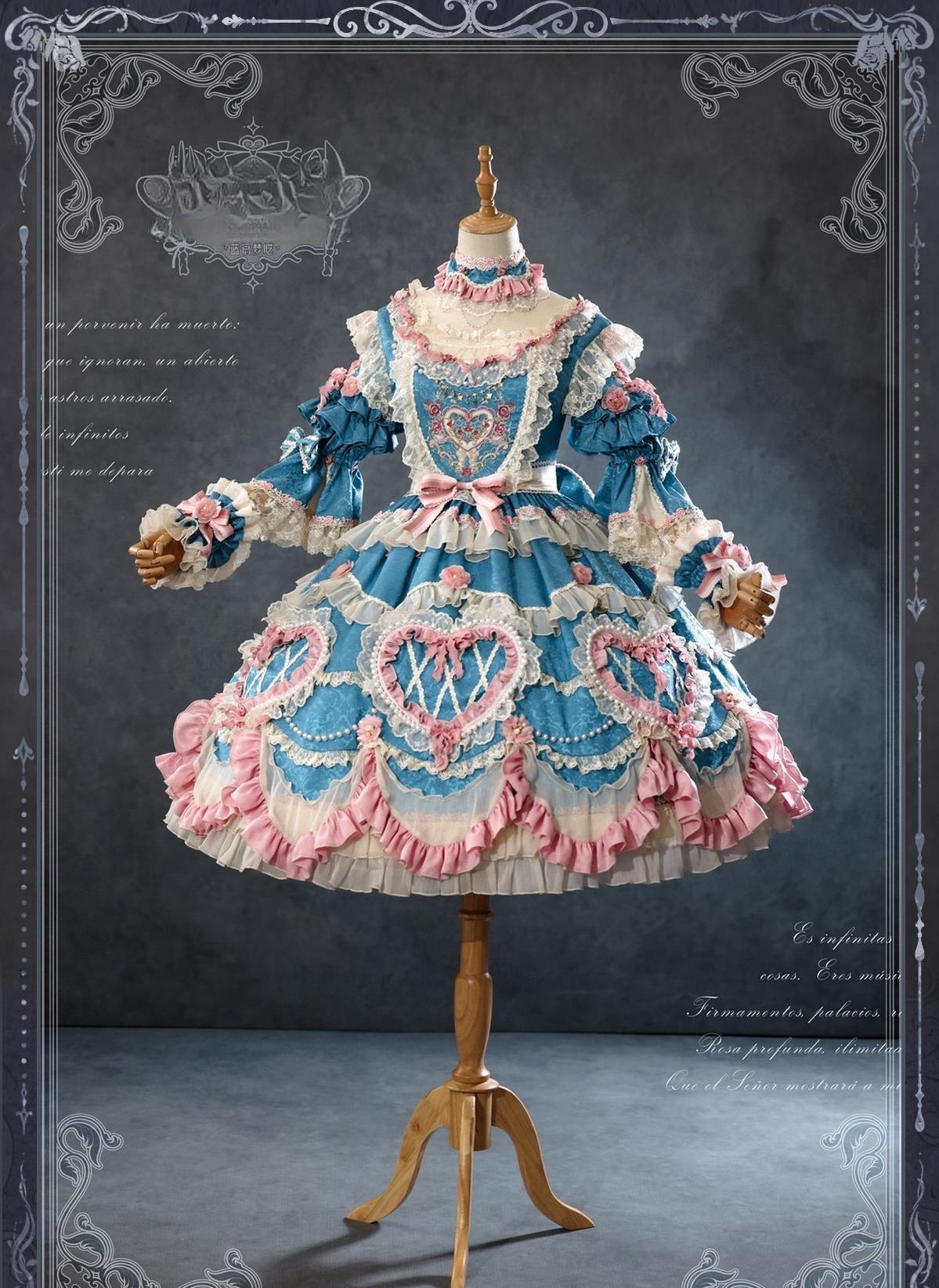Bramble Rose - Antique Cake - Vintage Lolita OP Princess Dress Gorgeous Lolita Outfit 41536:701686