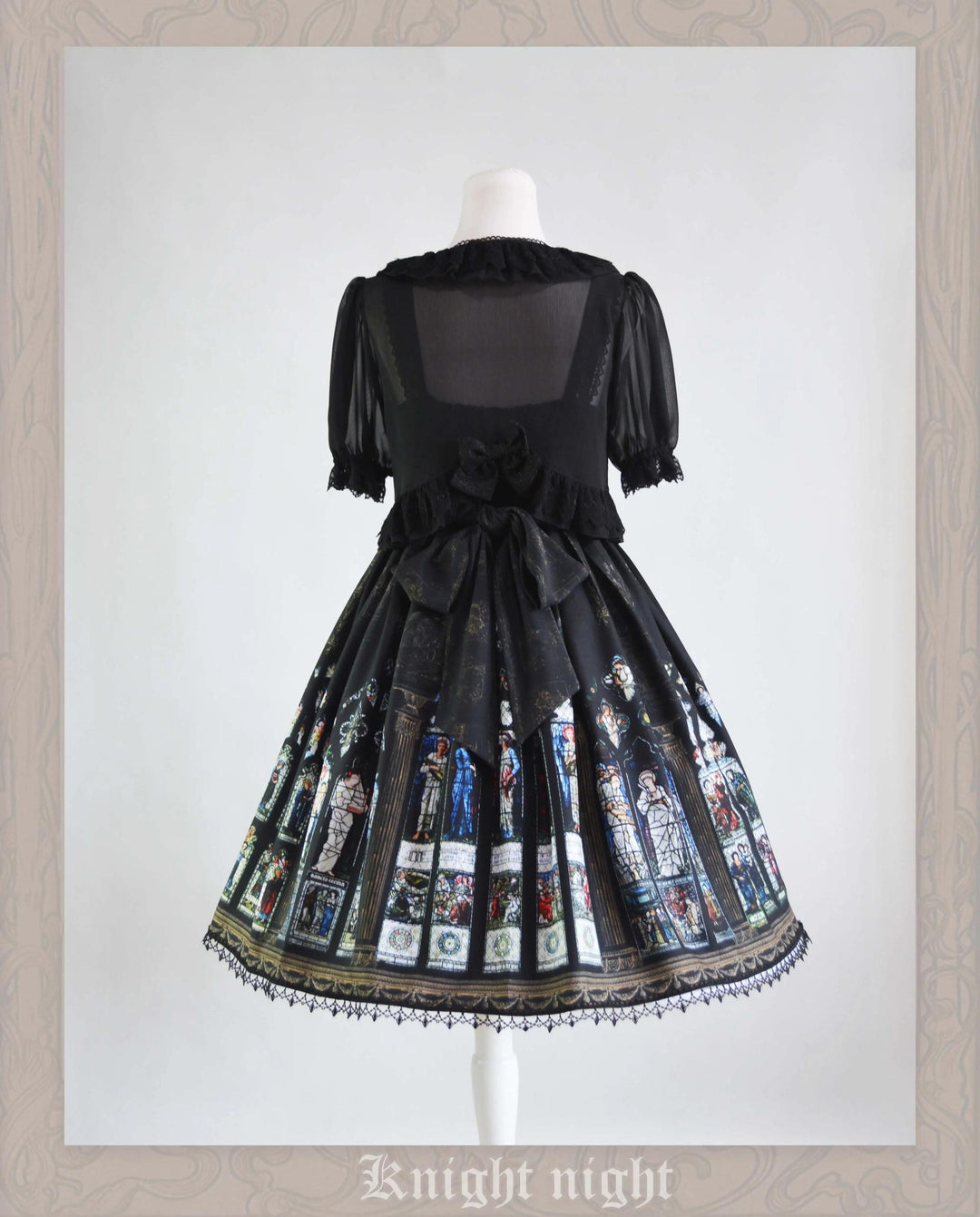 Knight Night~The Saint Priest~Vintage Lolita JSK Dress Halter Neckline   