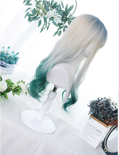 Dalao Home~Long Curly Gentle Gradient Lolita Wig   