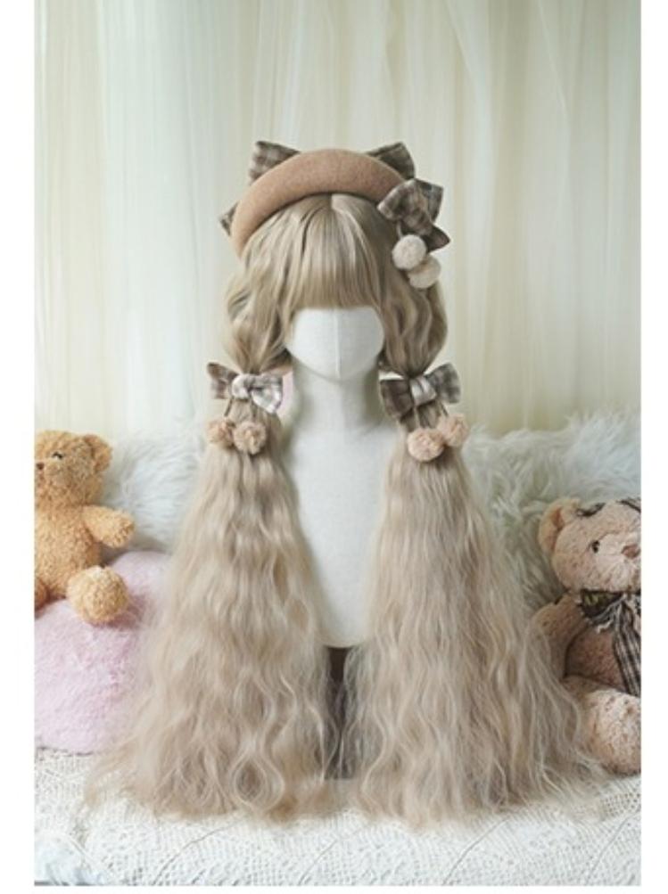 Imperial Tea~Sweet Lolita Wig 80cm Woolly Curls Wig   