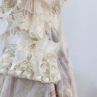 Xiaogui~Elegant Lolita Handbag Ivory Tea Party Lolita Bag