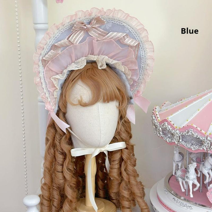 Hanguliang~Star Love Song~Wedding Sweet Lolita JSK Suit Doll-like Dress Blue BNT (only one) S